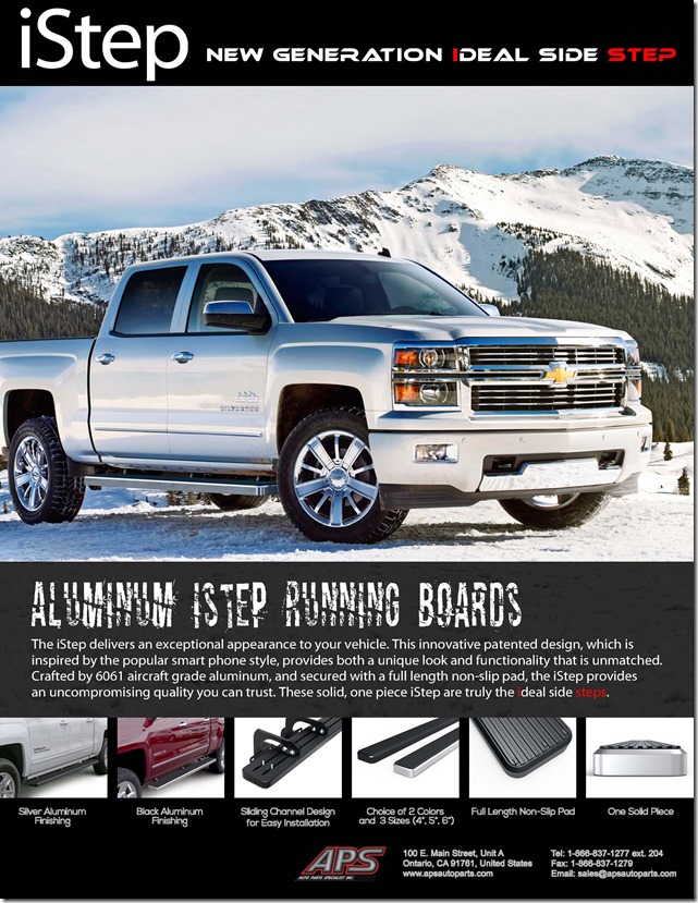APS iStep Running Boards