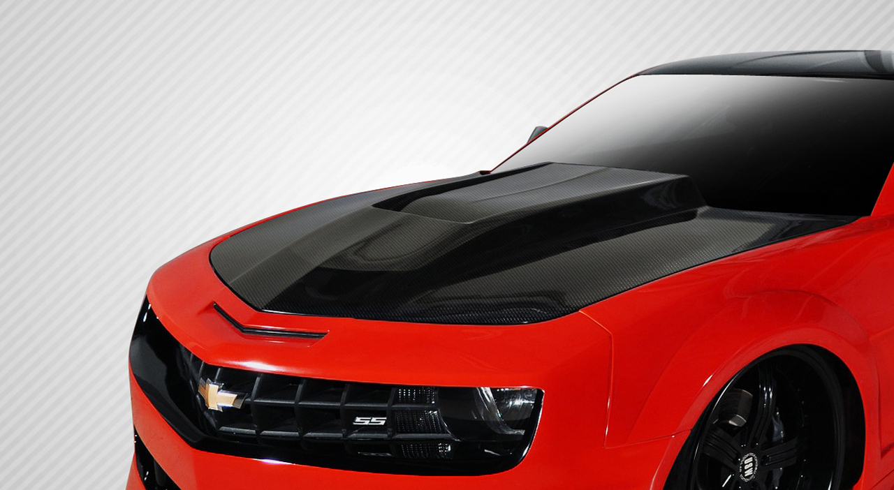 2010 2013 Chevrolet Camaro Carbon Fiber Hoods Duraflex Body Kits